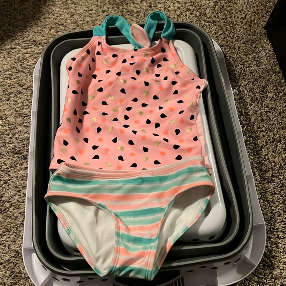 Cat & Jack Watermelon Tankini - Sz. 7/8